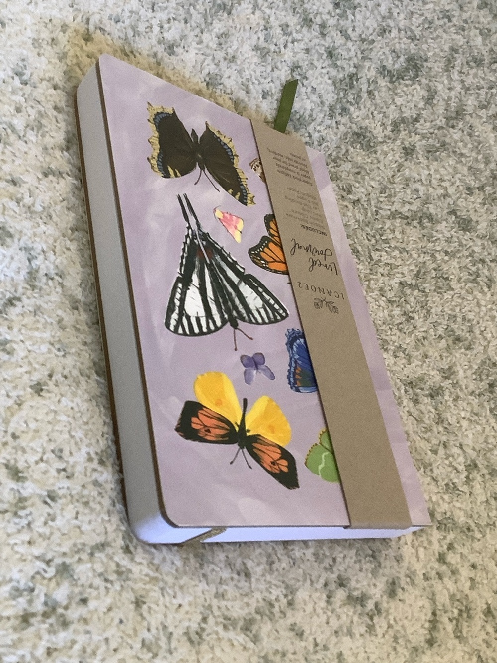 Colorful Butterfly Writers Travel Notebook Journal NWT 160 lined pages - Picture 7 of 13